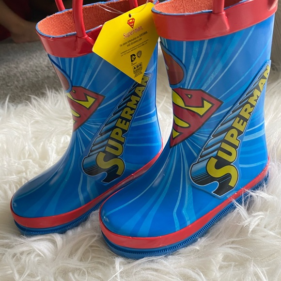 superman rain boots
